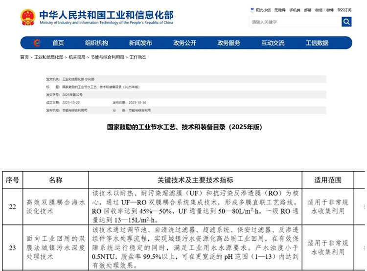 获国家推广！pp模拟器电子游戏两技术入选“2025国家节水目录”！